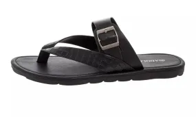 Adolfo Men's Leo Croc Toe Thong Sandal