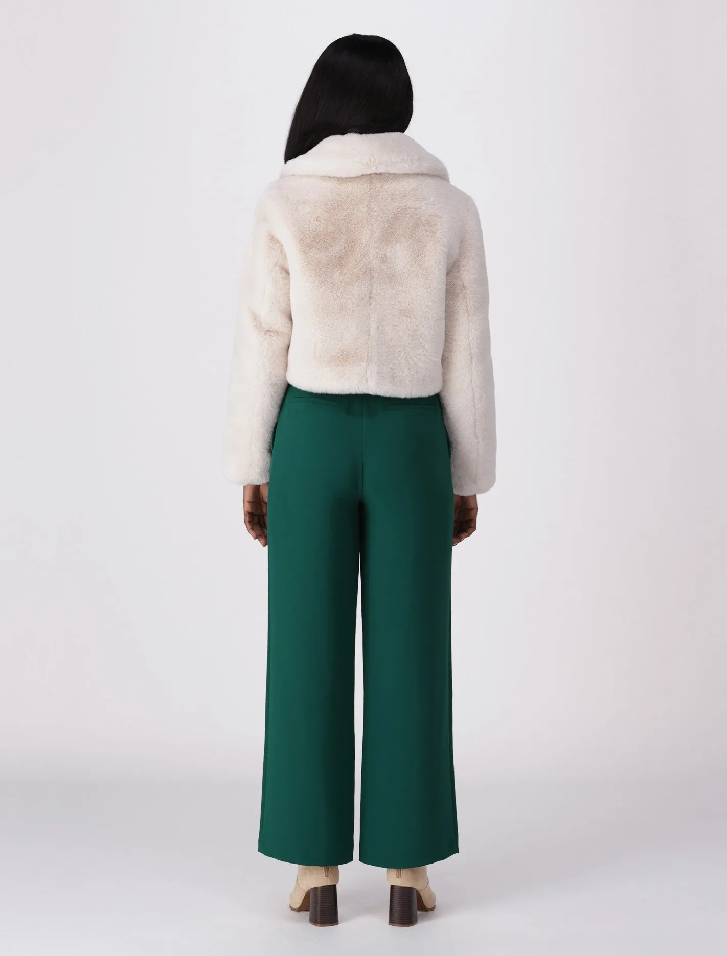 Amelia Cropped Fur Coat