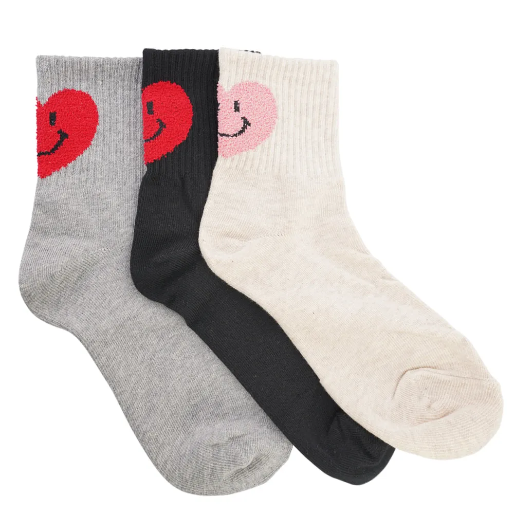 BACK HEART SMILE SOCKS