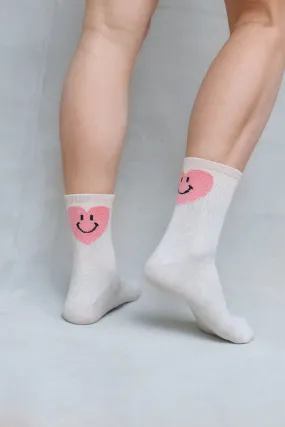 BACK HEART SMILE SOCKS