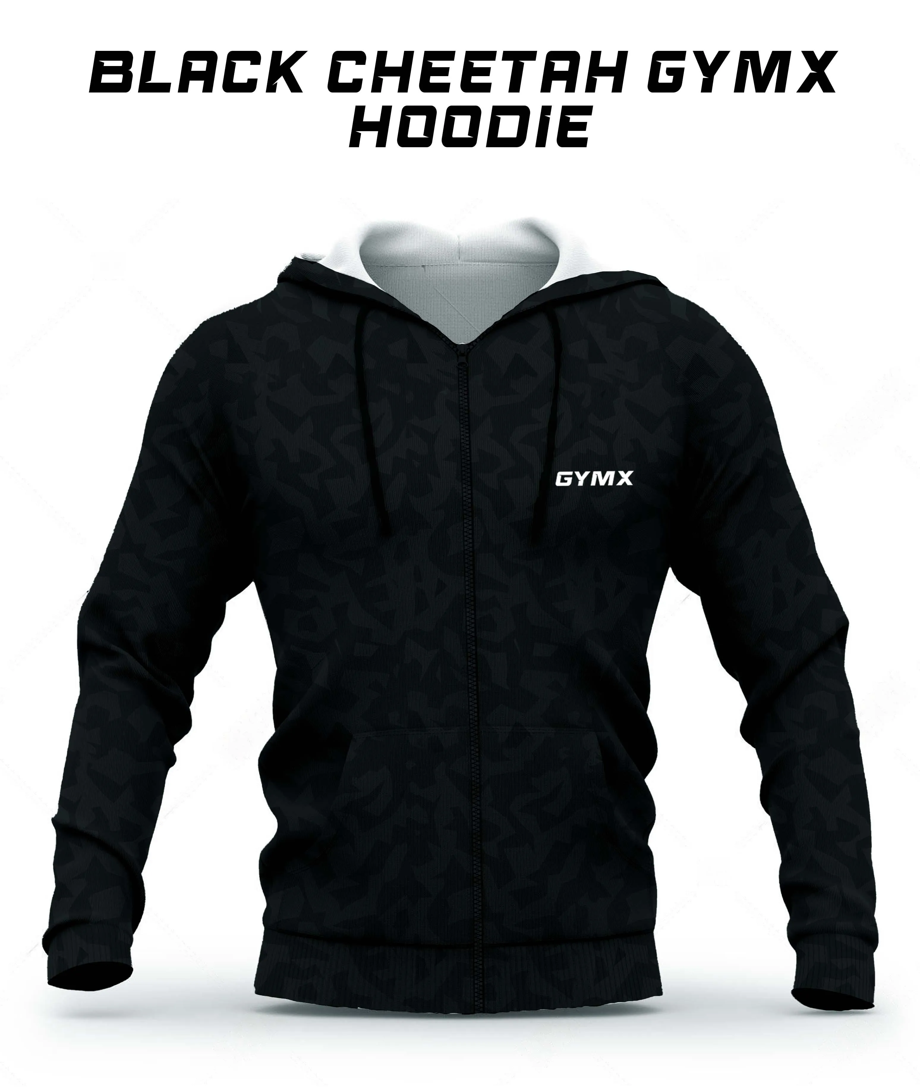 Black Cheetah GymX Hoodie