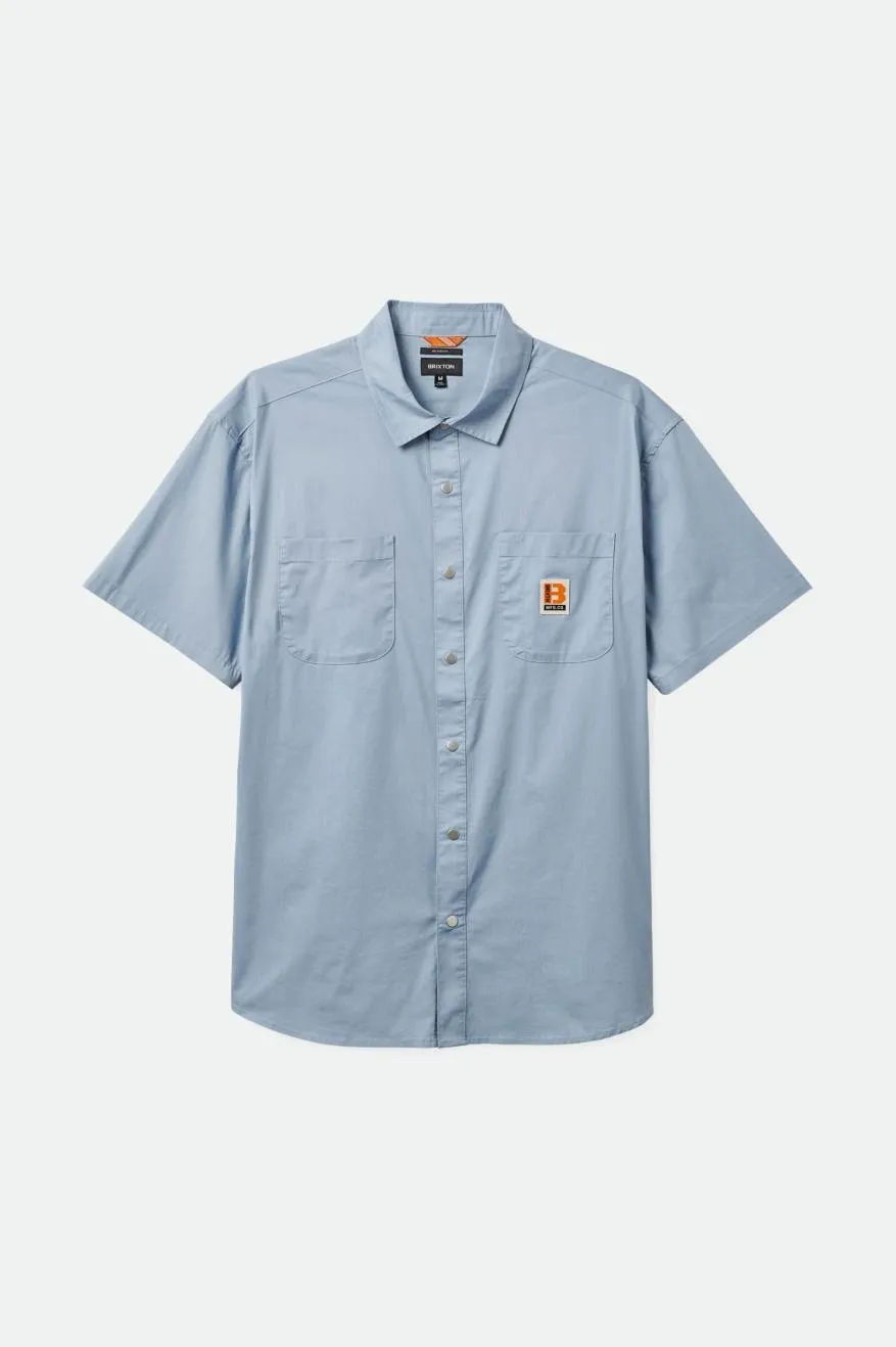 Builders Mechanic S/S Shirt - Dusty Blue