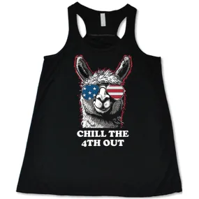 Chill The 4th Out Llama Shirt