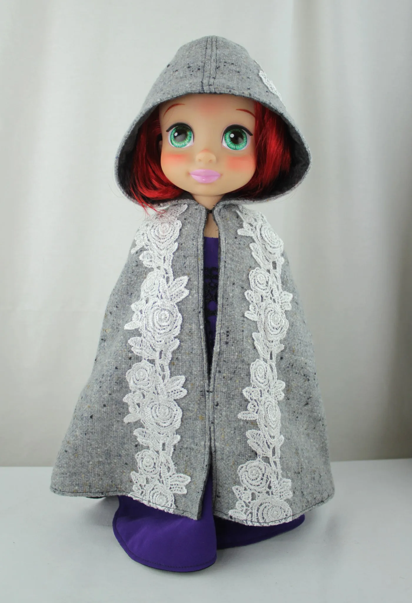 Custom Disney Animator Doll - The Little Mermaid Ariel in Purple Dress