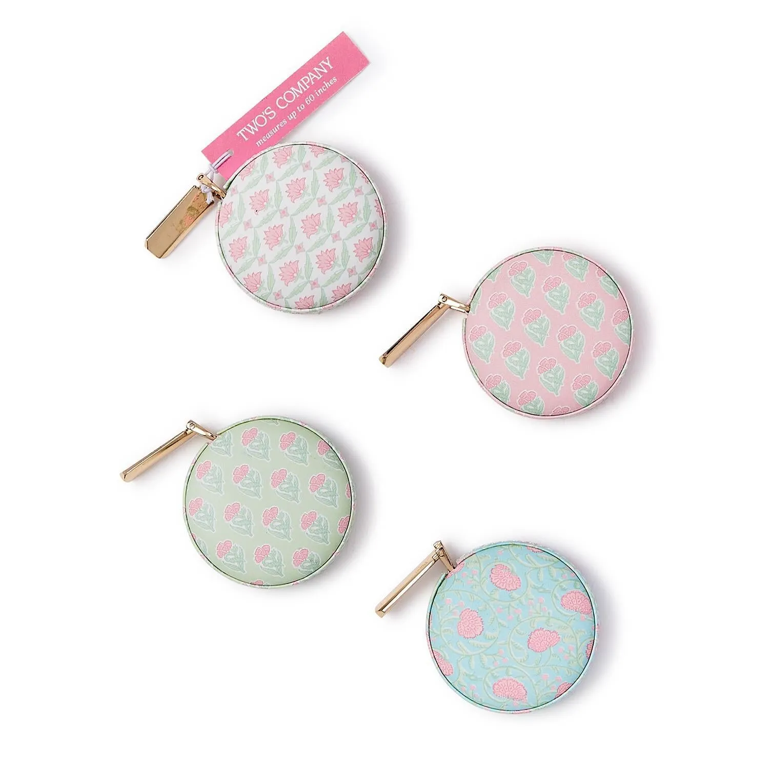 Floral Block Print Measuring Tape - (four variants)