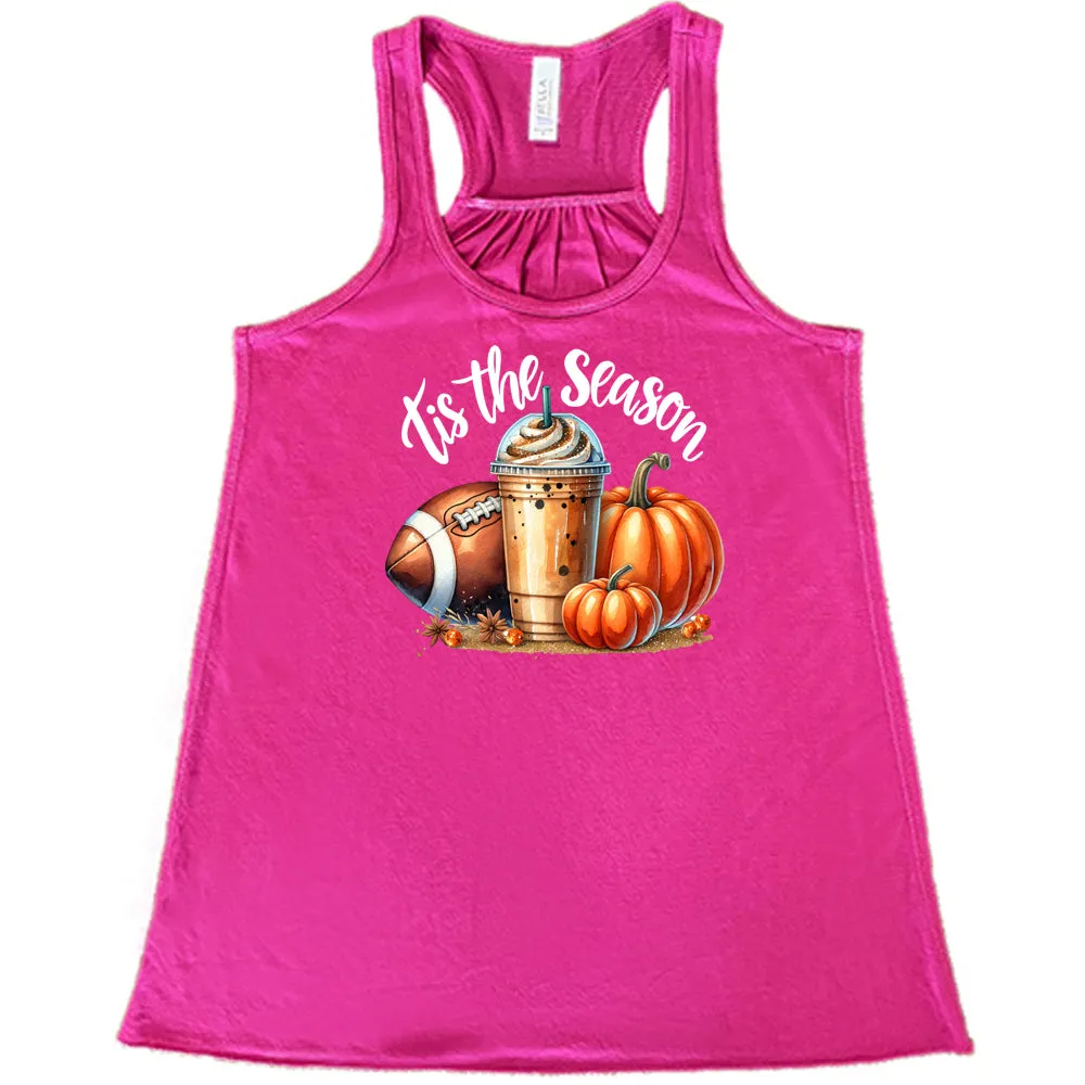 Football Coffee Tis The Season Shirt