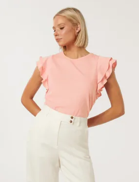 Hera Double Ruffle Top