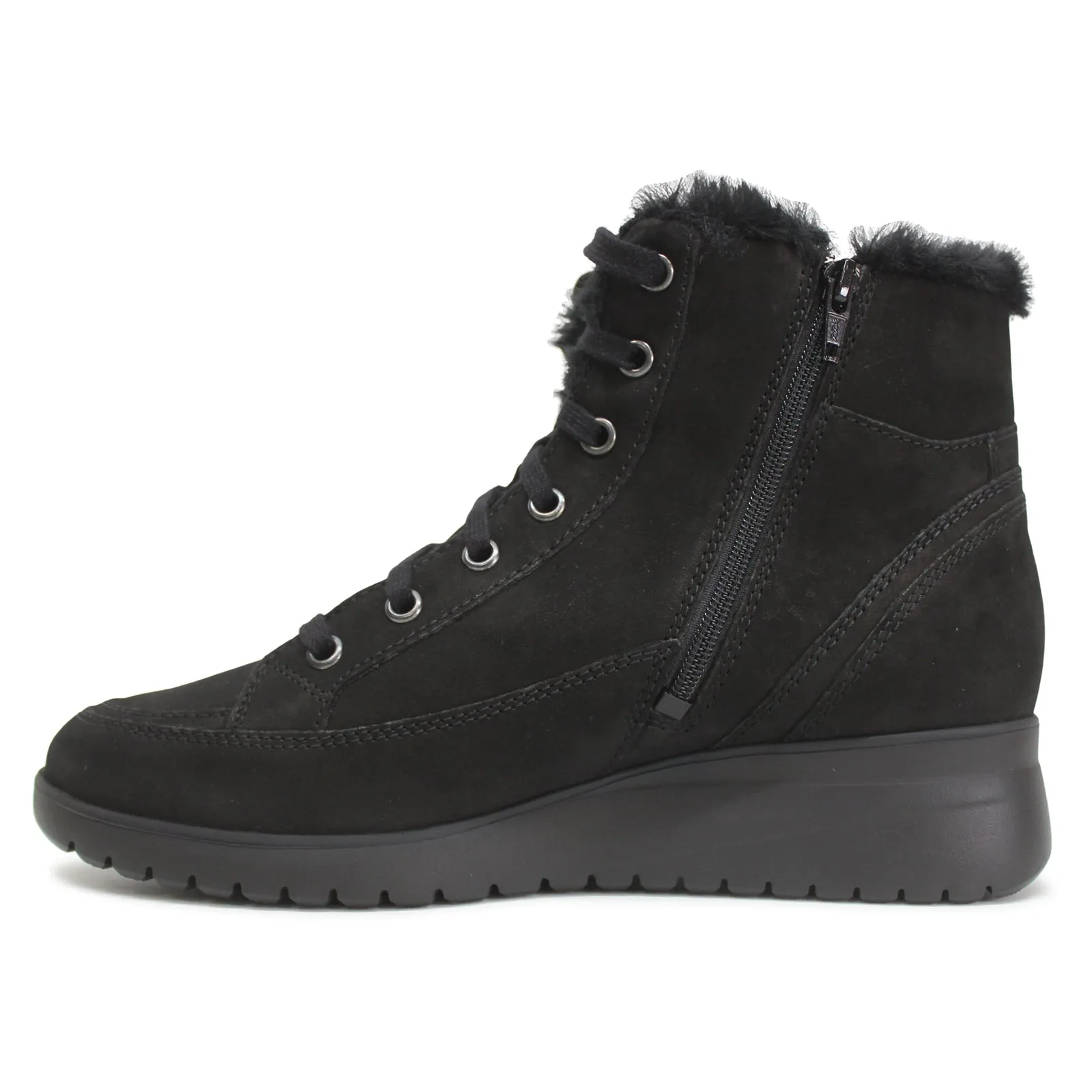 Ilka Nubuck Leather Women's Ankle Boots