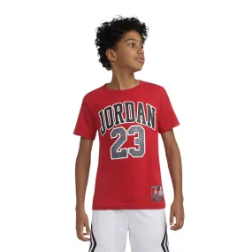 Jordan Practice Flight boy's short sleeve t-shirt 95A088-R78 red