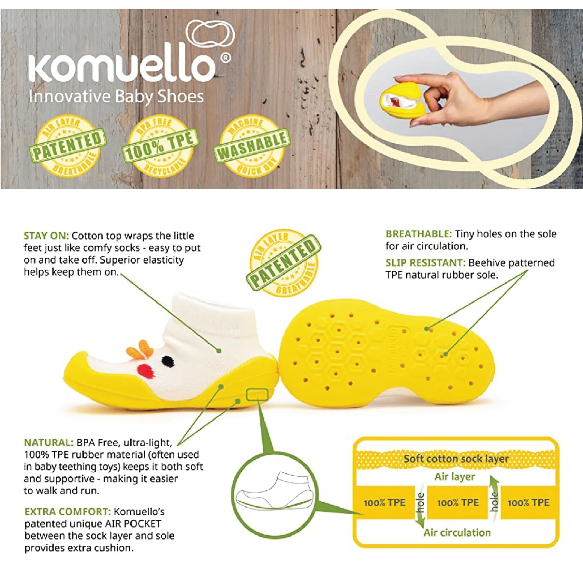 Komuello Baby Shoes - Sneakers