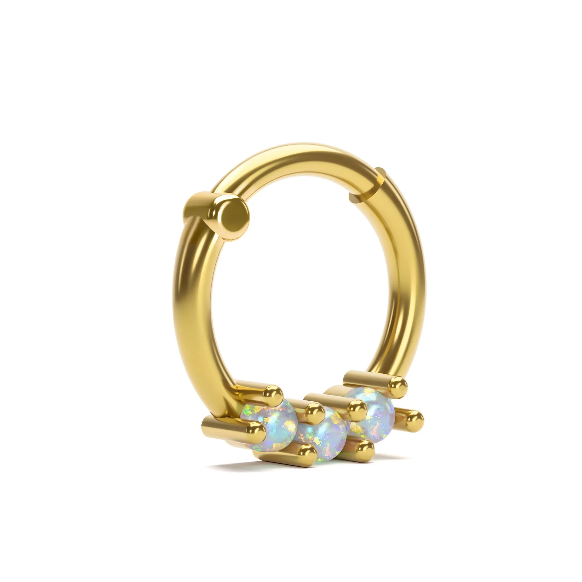 Lab Opal Septum Ring