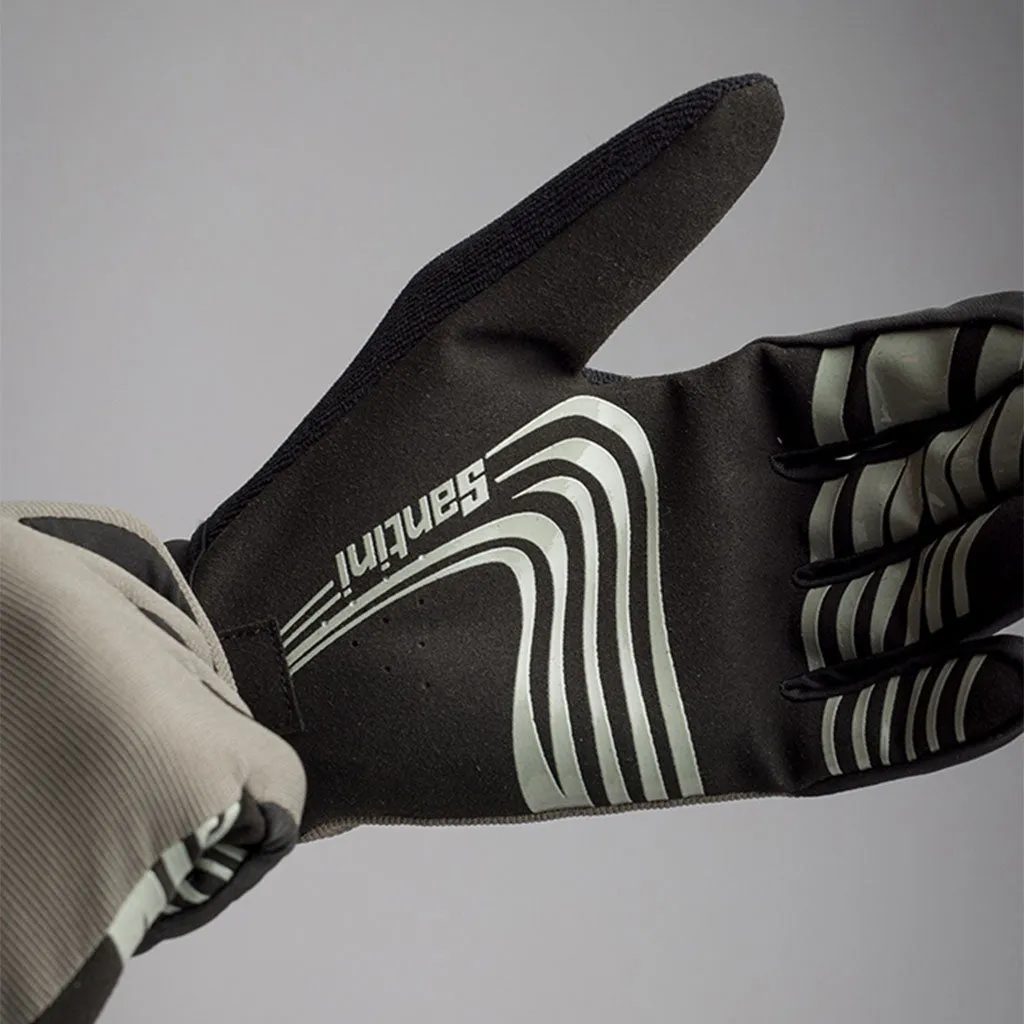 Santini MTB Full Gloves - Grey