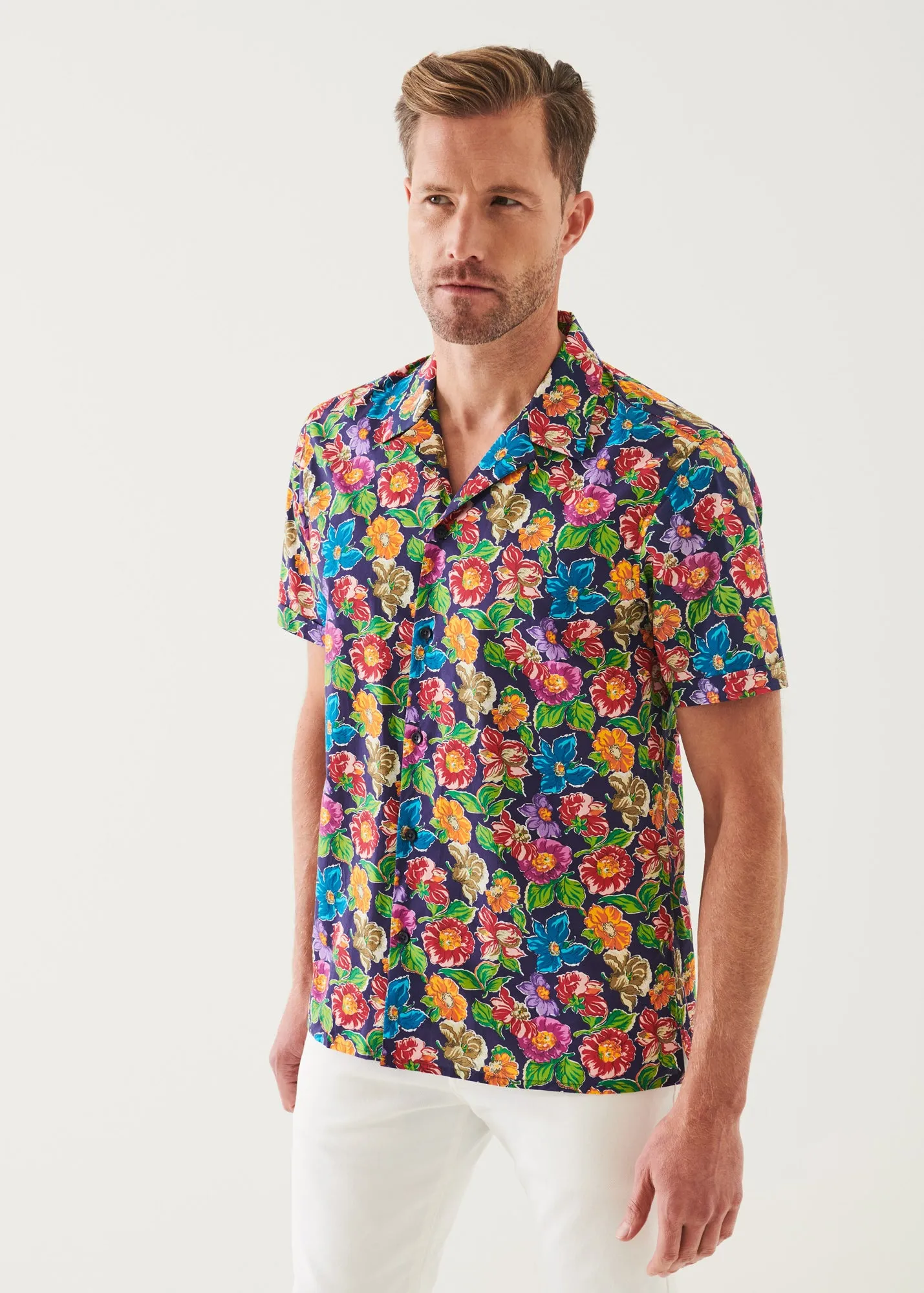 TROPICAL CAMP COLLAR SHIRT