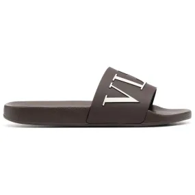 VALENTINO Brown VLTN Sliders