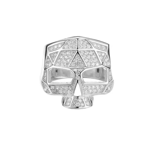 WildKlass Mister Facet Skull Ring