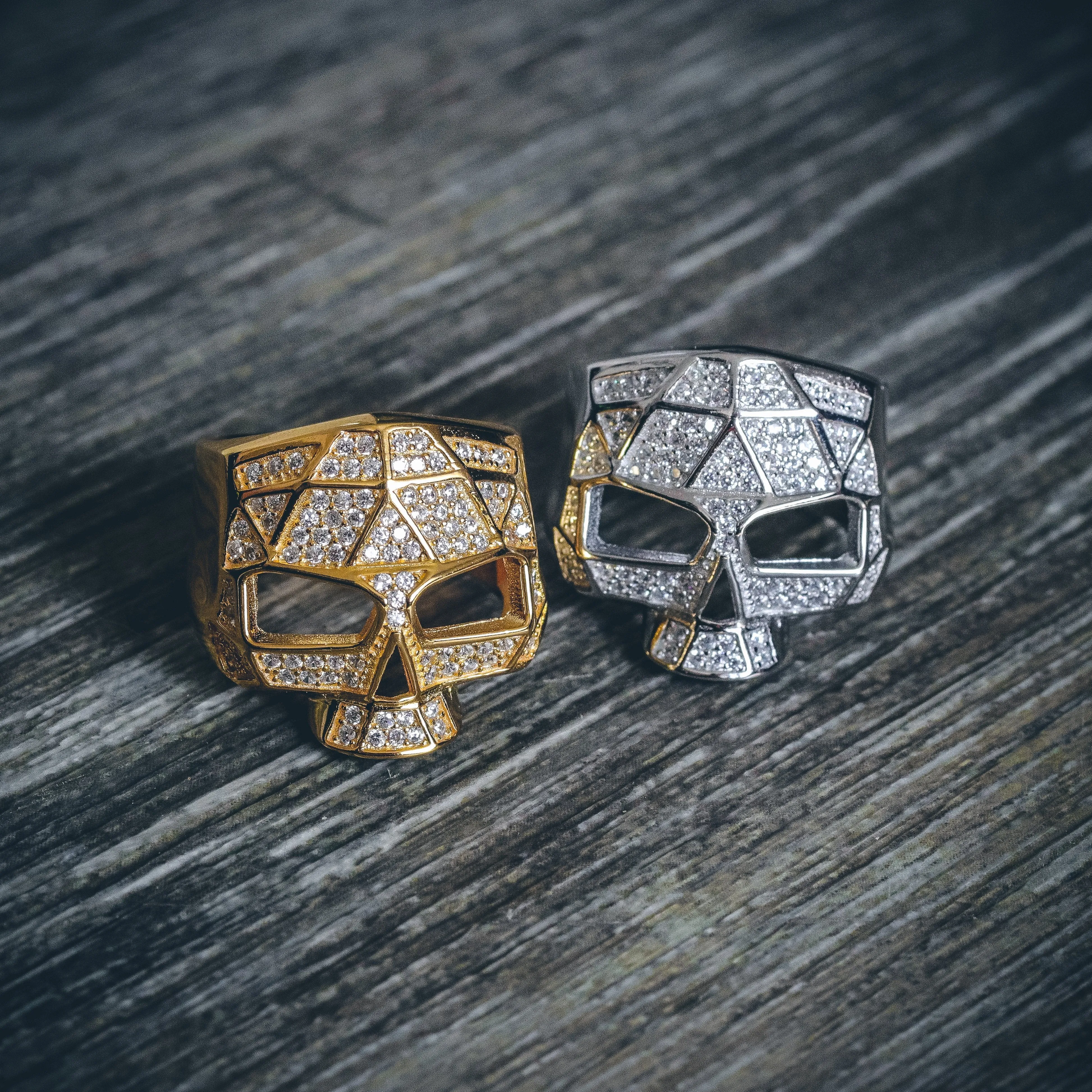 WildKlass Mister Facet Skull Ring