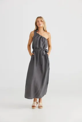 Zagora Dress (Charcoal)