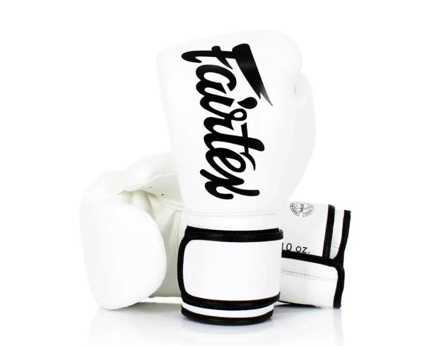 泰拳拳套 Thai Boxing Gloves : Fairtex BGV14 White