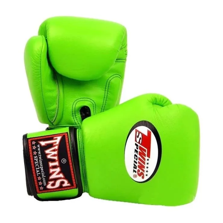 泰拳拳套 Thai Boxing Gloves : TWINS BGVL3 LIGHT GREEN